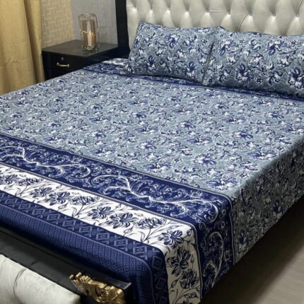 3pec Gift Pack king Size Bedsheet