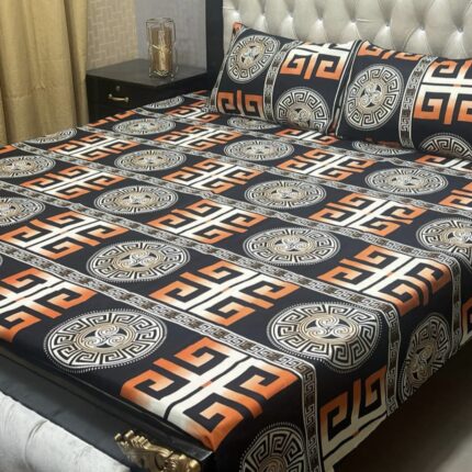 3pec Gift Pack king Size Bedsheet