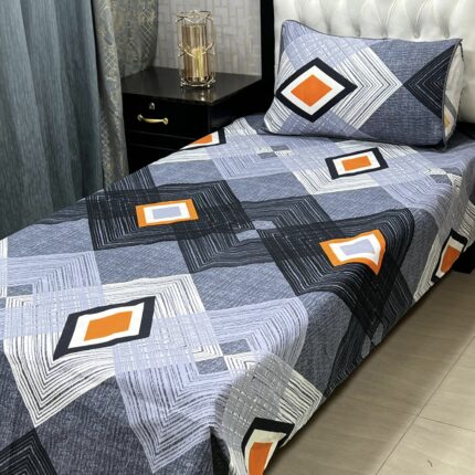 Single Bed Sheet Pair (Set) Pure Cotton