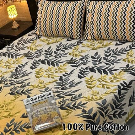3pec Gift Pack king Size Bedsheet