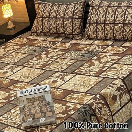 3pec Gift Pack king Size Bedsheet