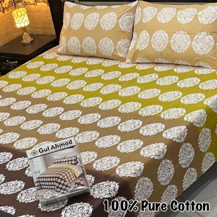3pec Gift Pack king Size Bedsheet