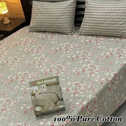 3pec Gift Pack king Size Bedsheet