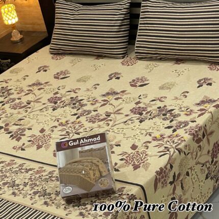 3pec Gift Pack king Size Bedsheet (Copy)