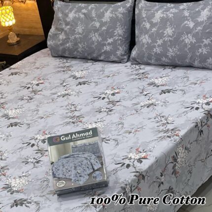 3pec Gift Pack king Size Bedsheet