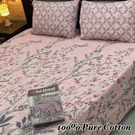 3pec Gift Pack king Size Bedsheet