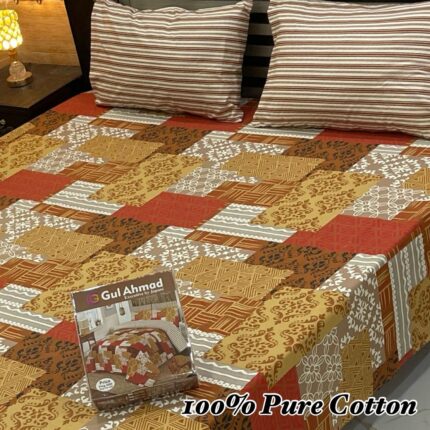 3pec Gift Pack king Size Bedsheet