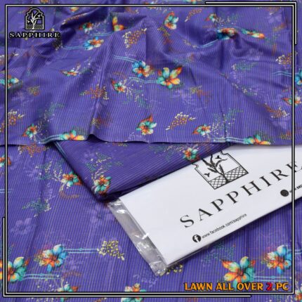 Sapphire, Gul Ahmed, J. 2PC UNSTITCHED 025