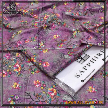 Sapphire, Gul Ahmed, J. 2PC UNSTITCHED 025