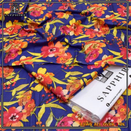 Sapphire, Gul Ahmed, J. 2PC UNSTITCHED 025