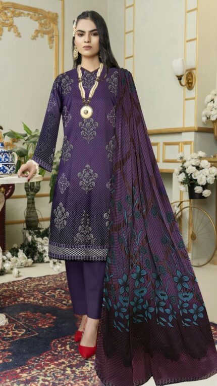 DIGITAL PRINTED LAWN 3 PEC IBC-014