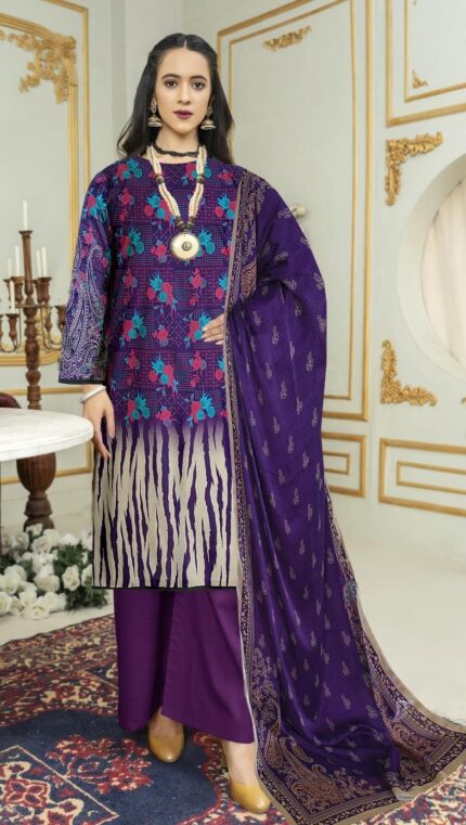 DIGITAL PRINTED LAWN 3 PEC IBC-015