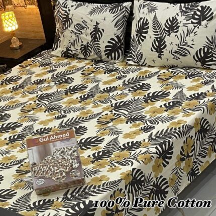 3pec Gift Pack king Size Bedsheet