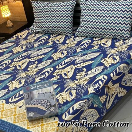 3pec Gift Pack king Size Bedsheet